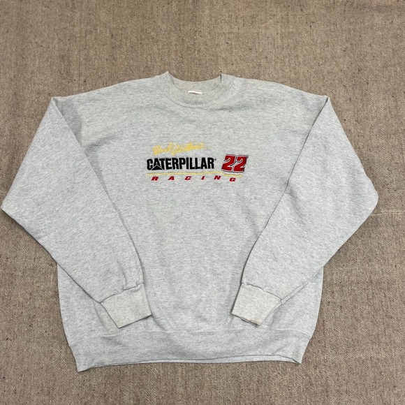 Other - VINTAGE RACING SWEATSHIRT MENS XL GREY 1990S